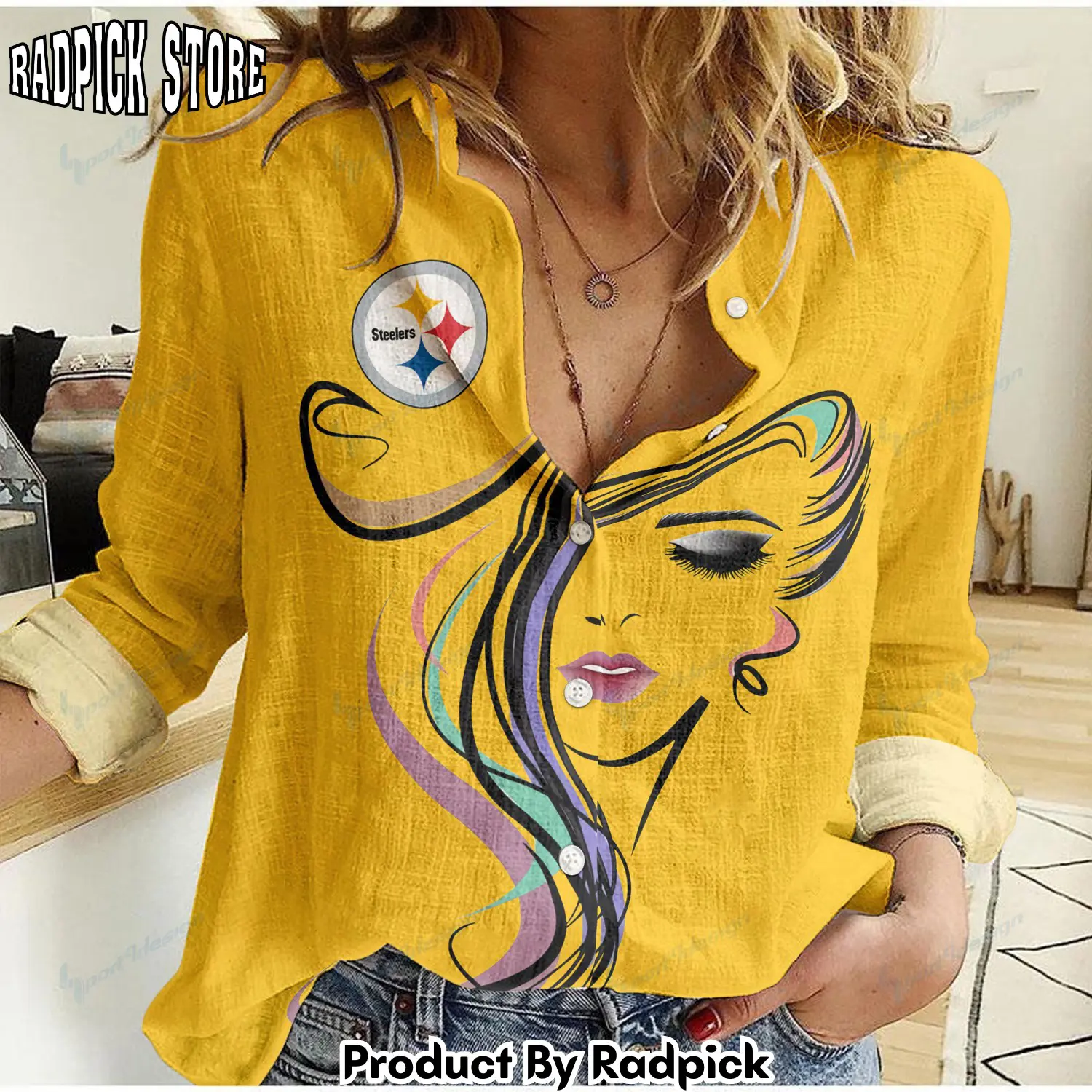Radpick pittsburgh steelers woman shirt rp662434